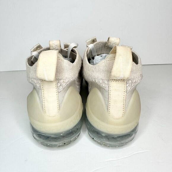 Nike Air VaporMax 2021 FK Oatmeal Sneakers FlyKnit DC9454-101 Womens Size 8 - Picture 6 of 8